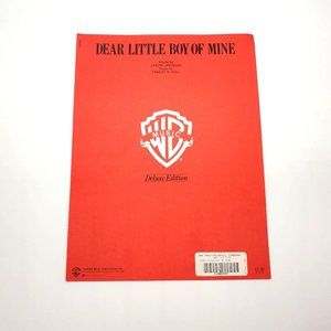 Vintage Sheet Music Dear Little Boy Of Mine 1918 Piano Voice Guitar